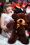 шоколадный мишка рафаэль 80см