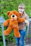 коричневый мишка рафаэль 80см