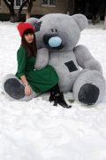 Огромный плюшевый медведь Тедди