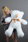 Мягкий мишка плюх белый